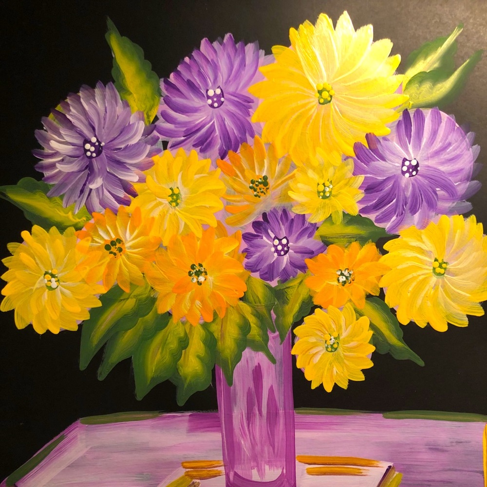 11x14 Hand painted unframed